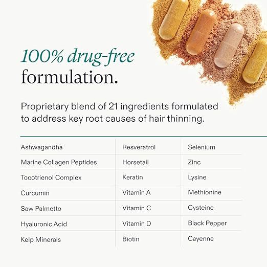 Dietary Supplements Capsules Amazon Hot Products Plants Women's Vegan Hair Growth Supplements Women